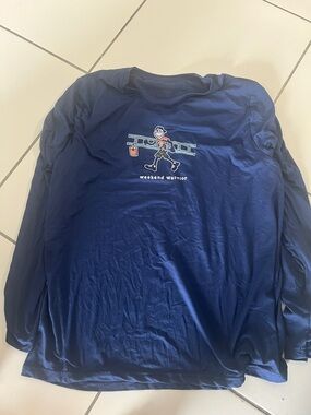 Life Is Good Men's Long-Sleeve 'Weekend Warrior' Graphic Tee - Navy